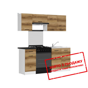 Кухня Junona Line 180 Дуб делано світлий/Білий BRW...